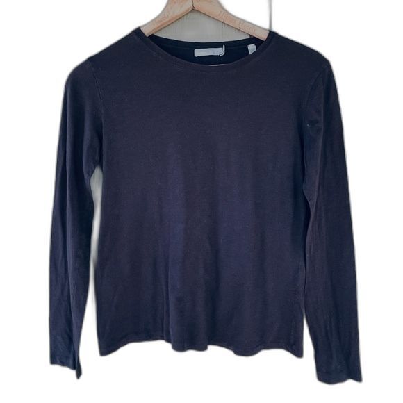 Vince Black Long Sleeved T-Shirt XS Classic Everyday Essential Basic - Picture 1 of 6